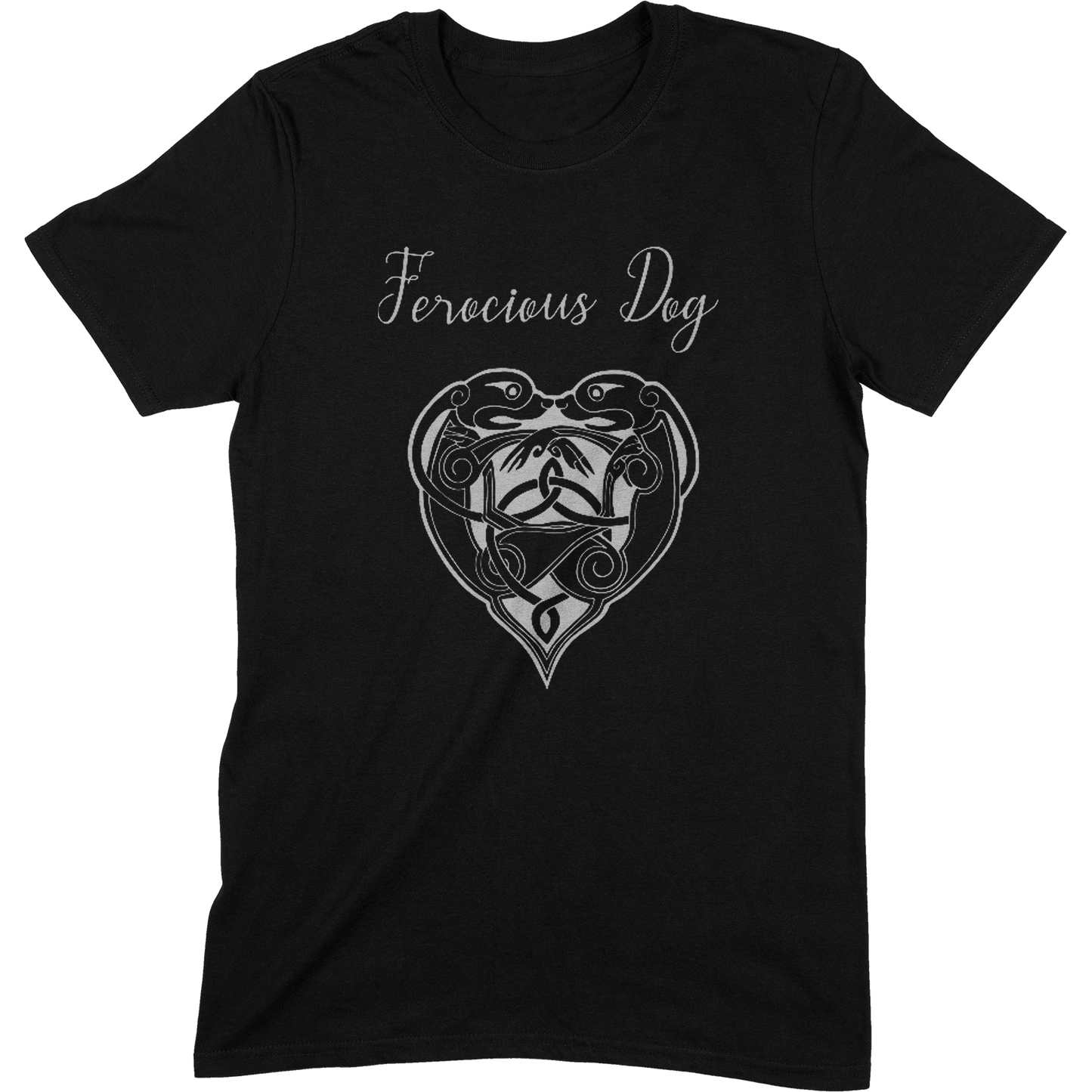 Celtic Heart Silver Ladies T-Shirt