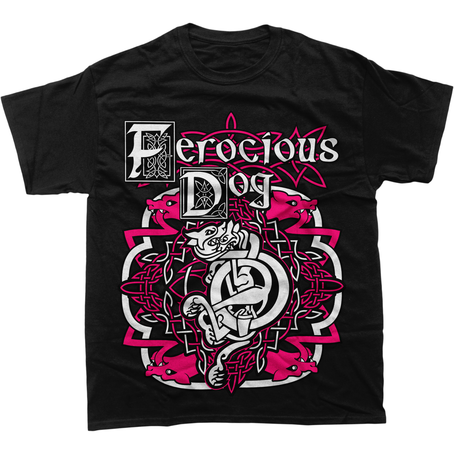 Celtic Throwback Pink/White- Unisex T-Shirt