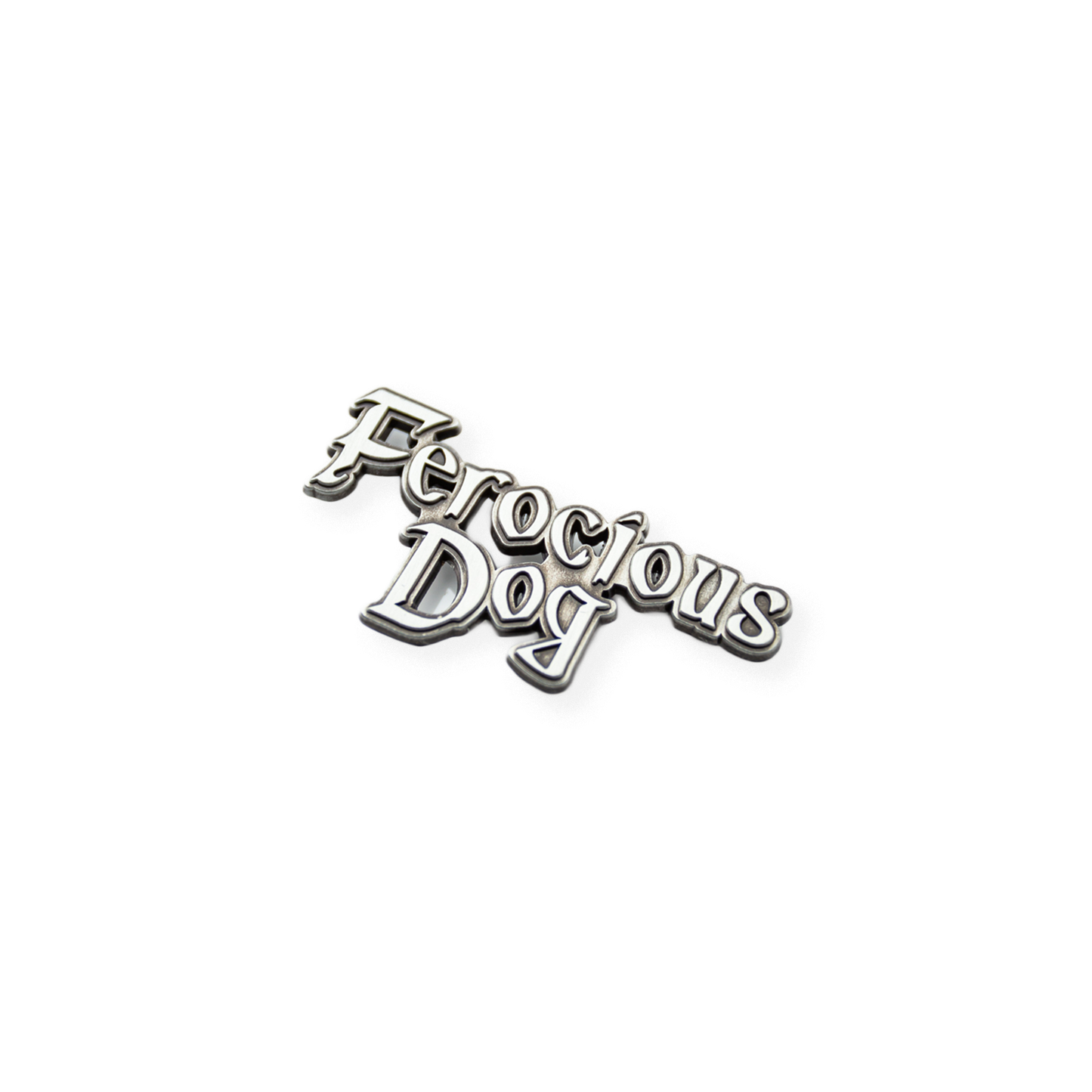 Ferocious Dog Enamel Pin Badge