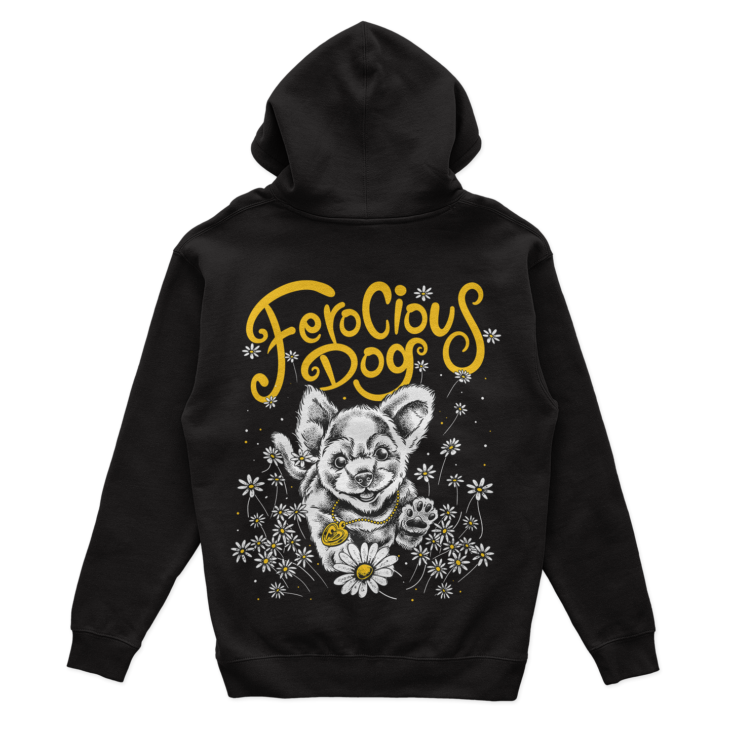 Running Pup Ladies Pullover Hoodie