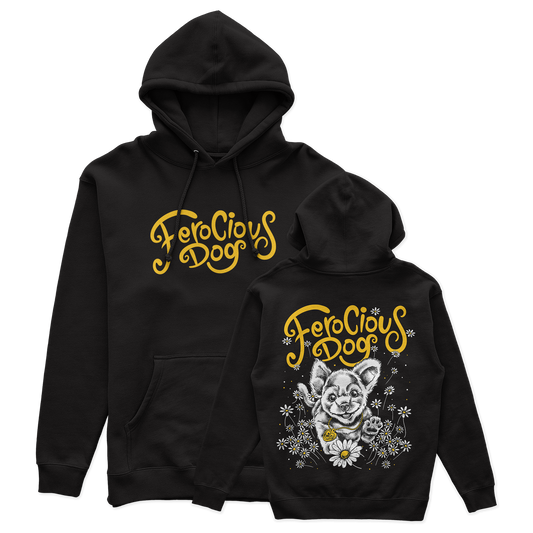 Running Pup Ladies Pullover Hoodie