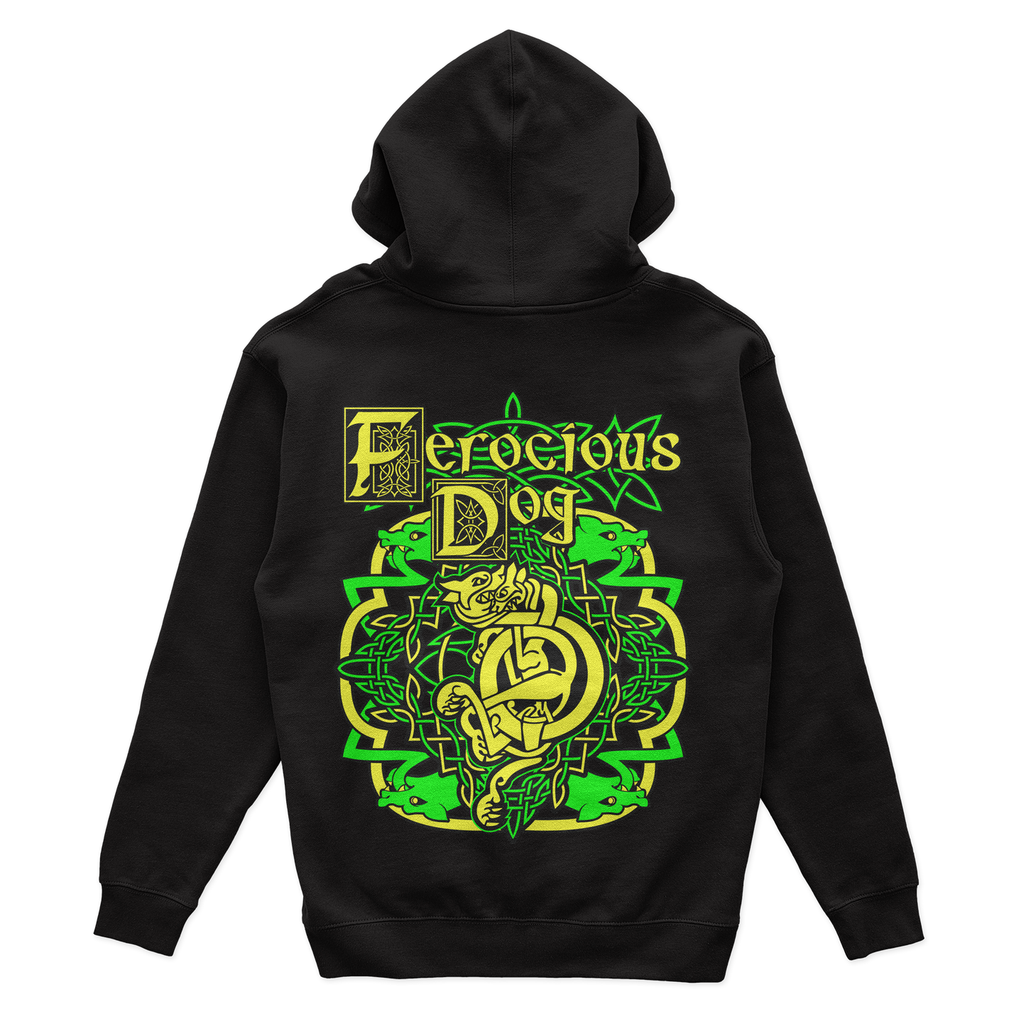 Celtic Throwback Yellow/Green - Unisex Pullover Hoodie