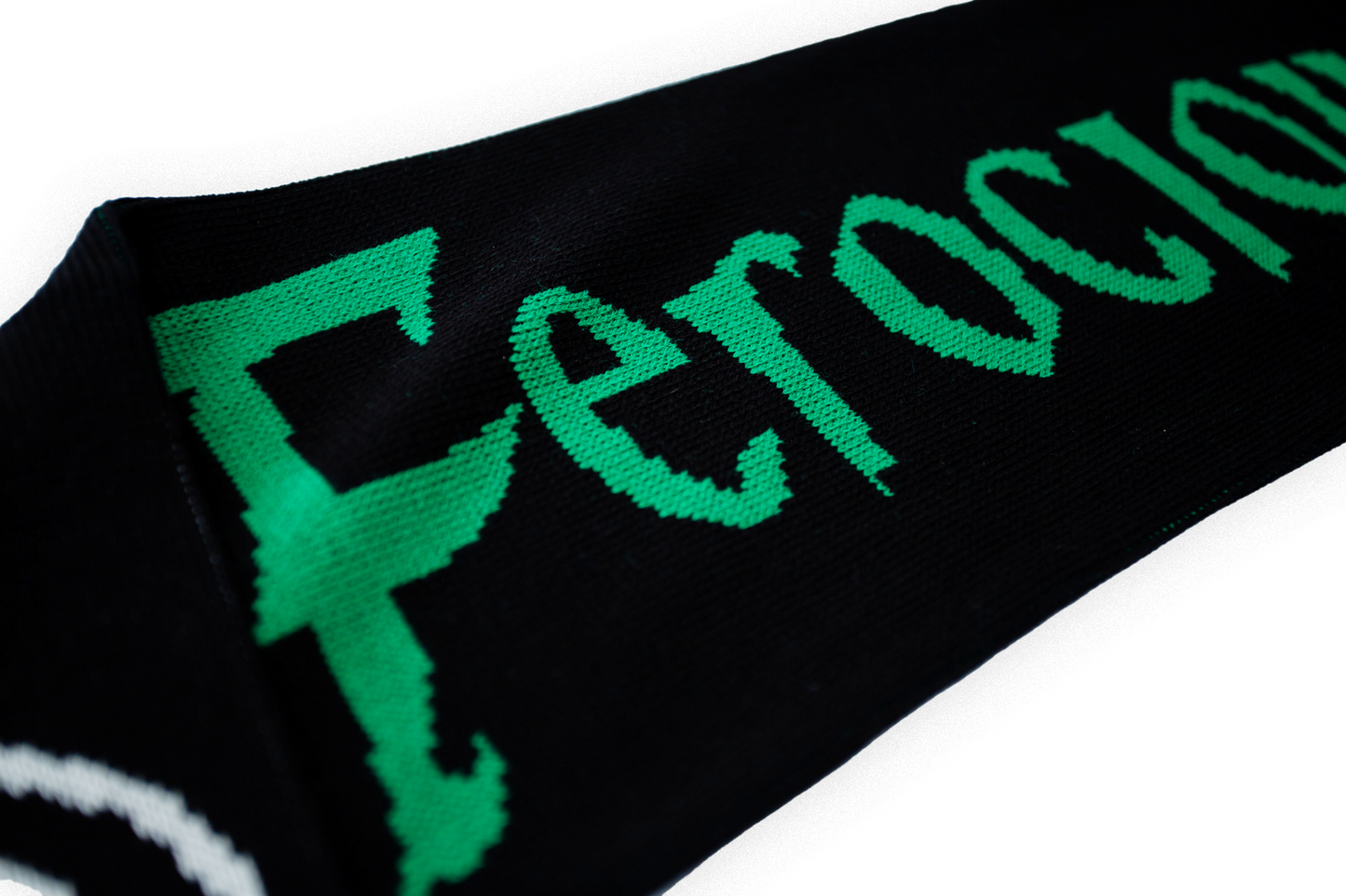 Ferocious Dog Jacquard Knit Scarf