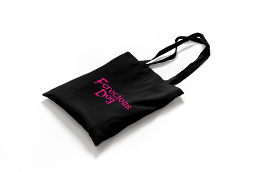 Ferocious Dog Tote Bags