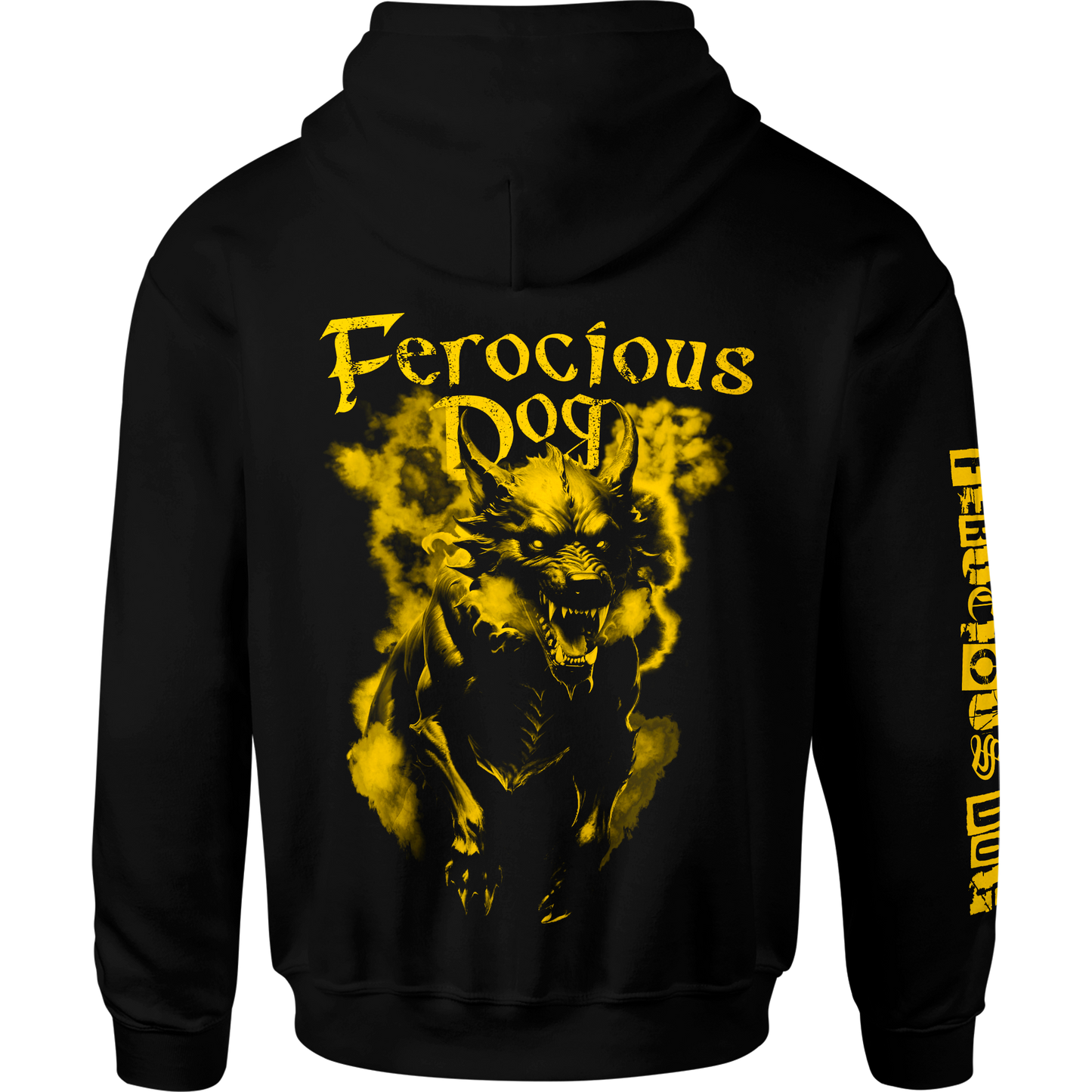 Running Dog 'Yellow' Zipped Hoodie