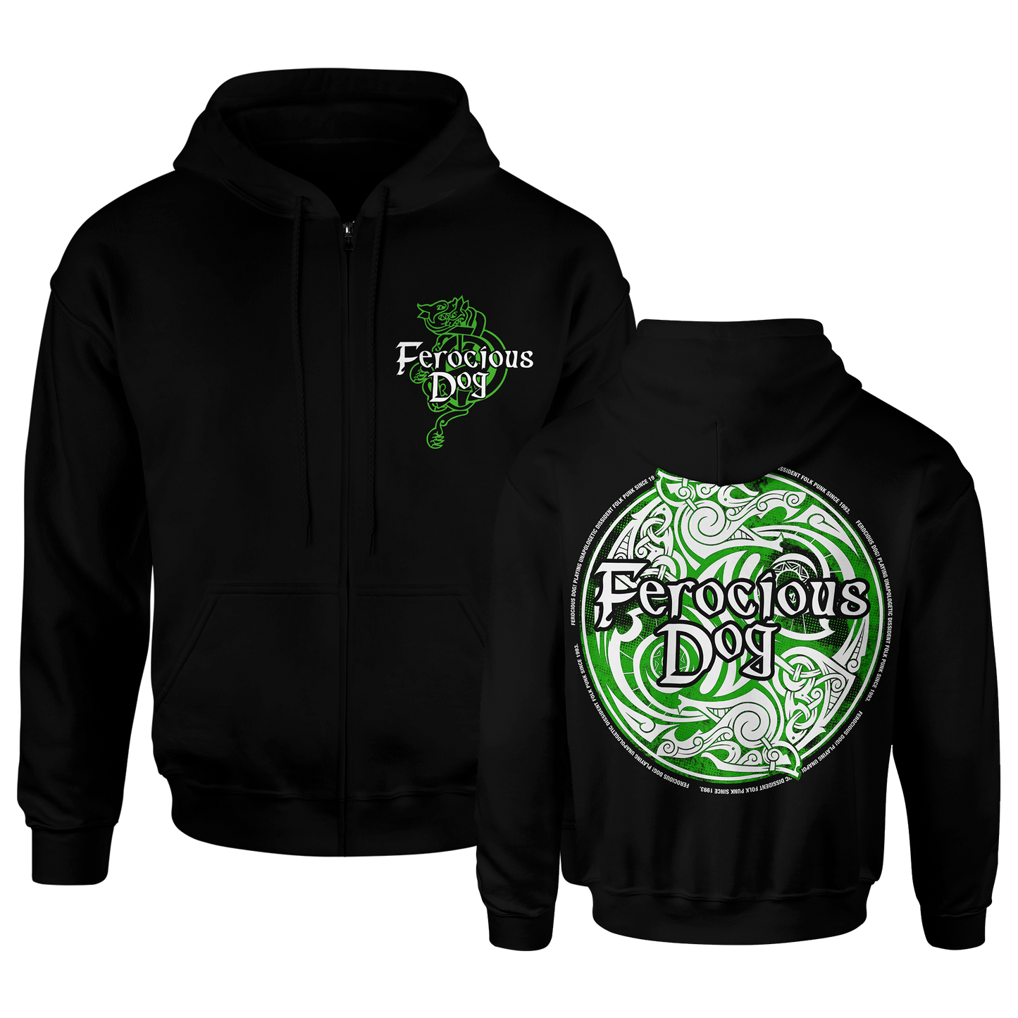 Ferocious Dog – Dissident Crest Zip Hoodie