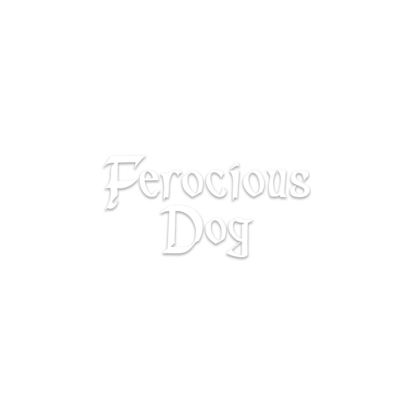 Ferocious Dog Decal