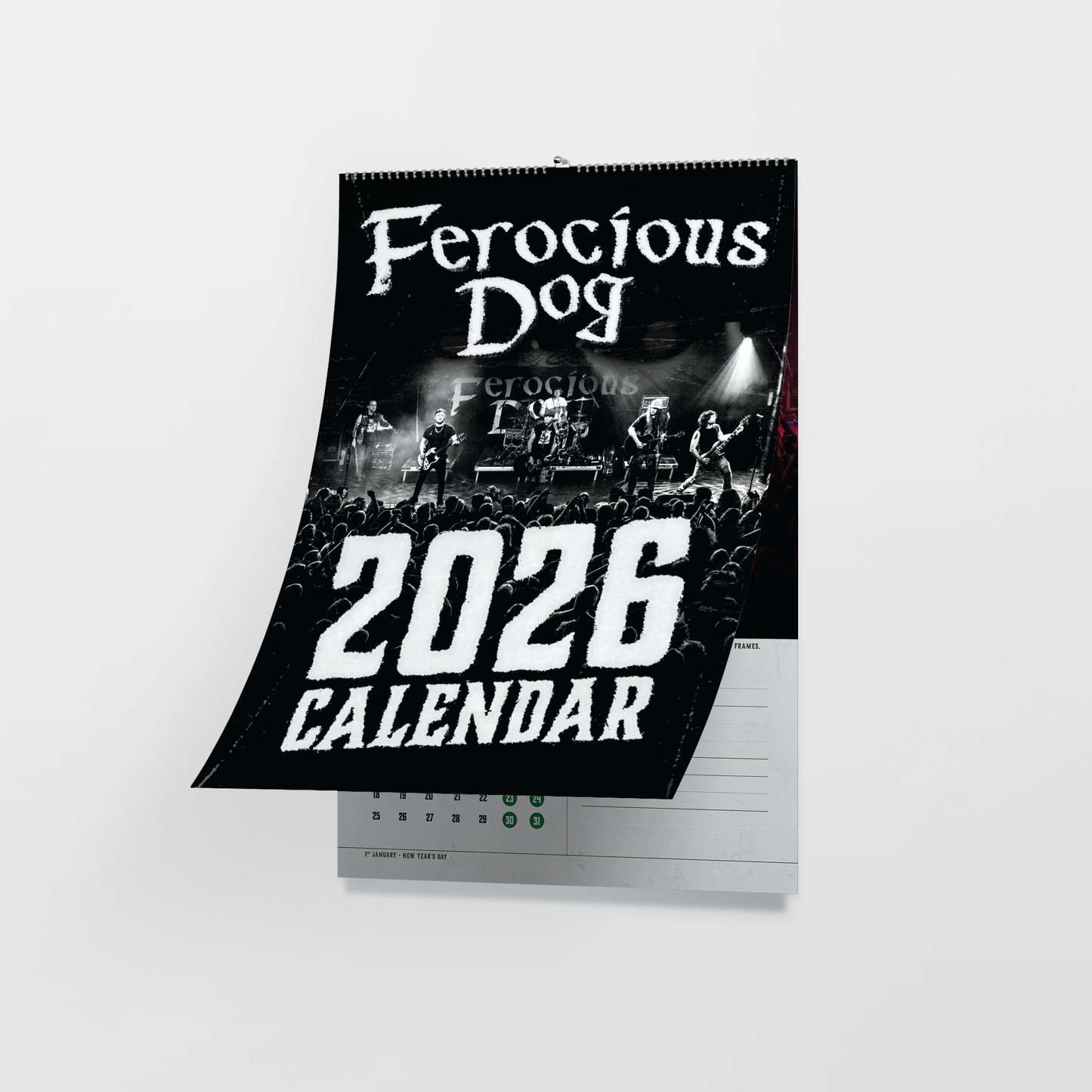 Ferocious Dog 2026 A3 Wall Calendar