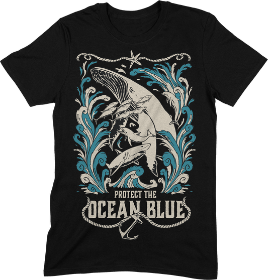 Ocean Blue Ladies T-Shirt