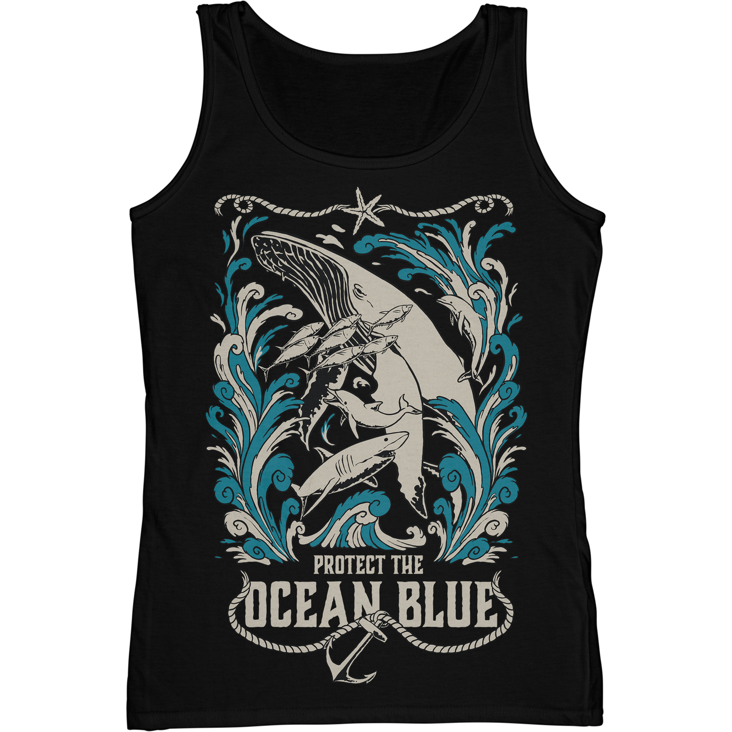 Ocean Blue Ladies Vest