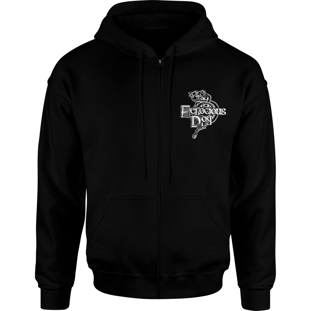 Hell Hound Retro - Unisex Zip Up Hoodie