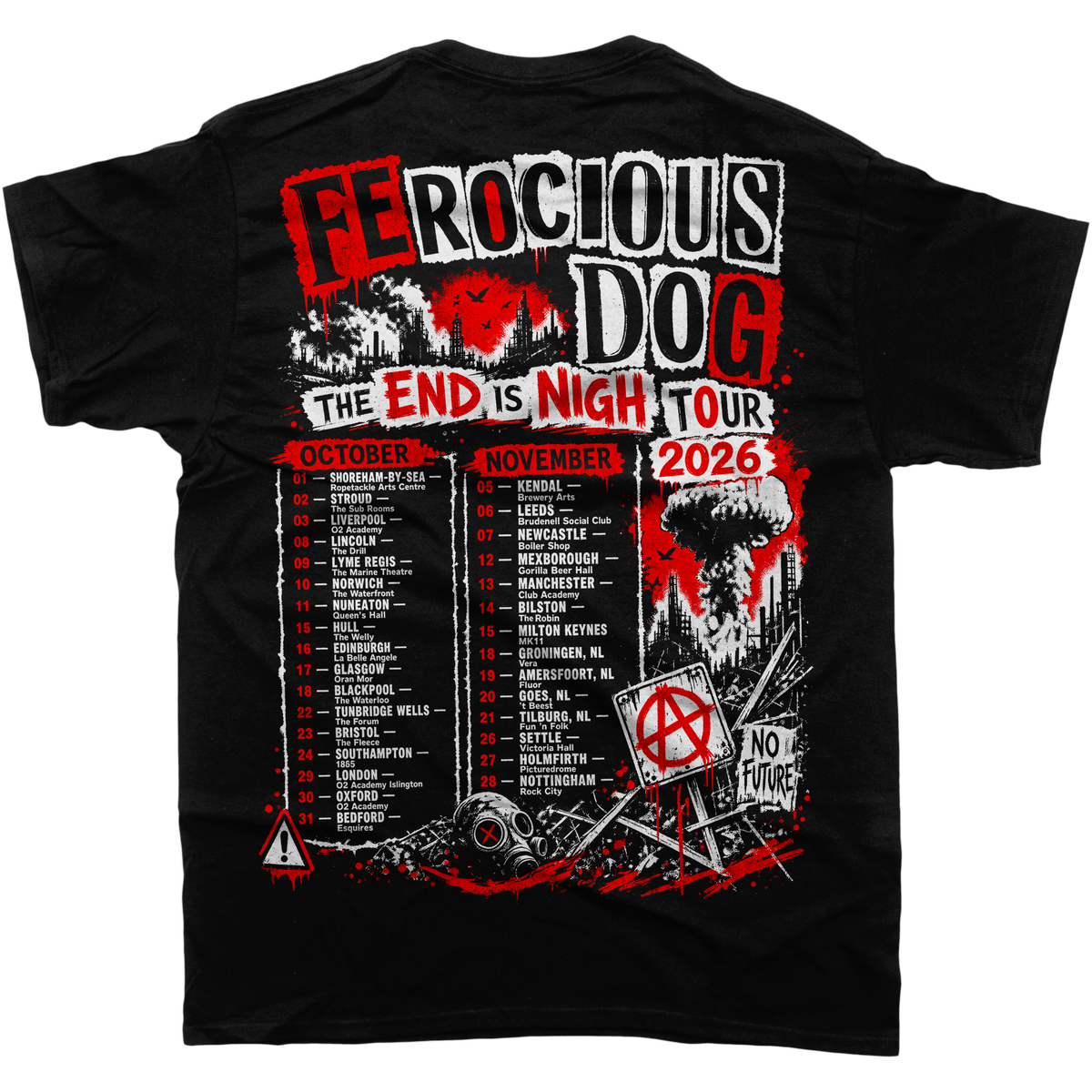 The End Is Nigh 2026 Tour T-Shirt - Unisex