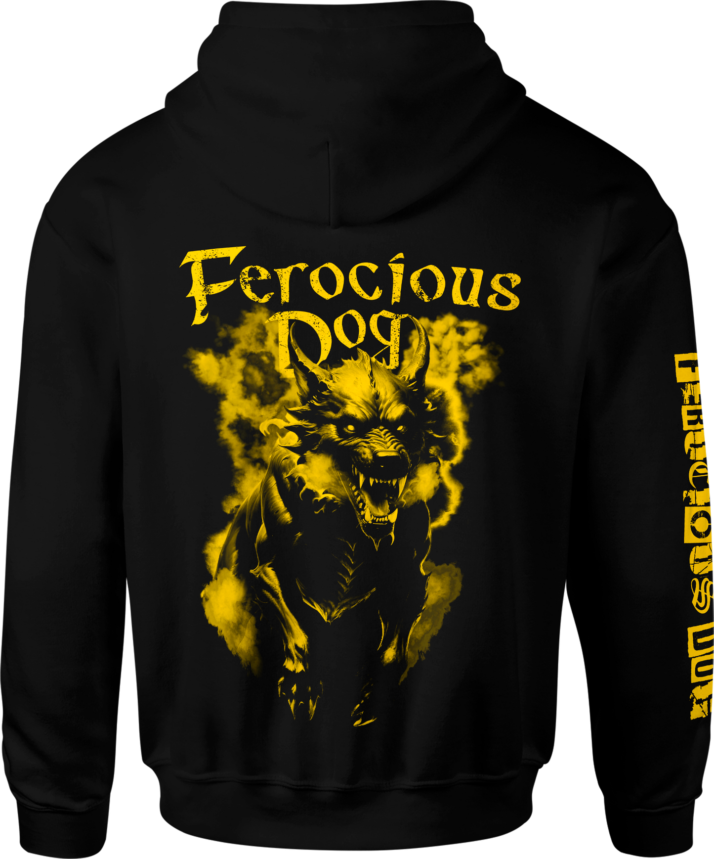 Running Dog 'Yellow' Zipped Hoodie